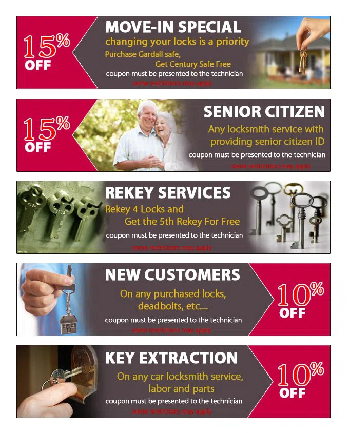 Galaxy Locksmith Store Kearny, NJ 201-367-1911 - coupon23-set-five